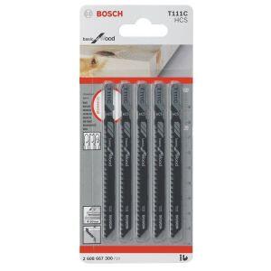 Lâmina de Serra Tico-Tico para Madeira T111C 100mm 5 Peças Bosch