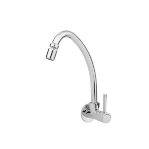 Torneira para Cozinha de Parede Bica Alta 1/2" Fluxo Cromado Addra