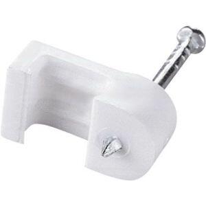 Fixador de Fios Paralelos 1,5 a 2,5mm Branco 100 Peças Bemfixa