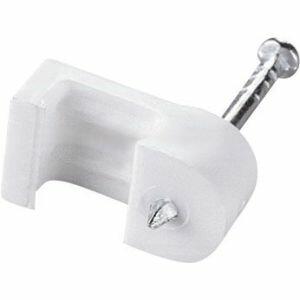 Fixador de Fios Paralelos Fio 4mm Branco 100 Peças Bemfixa