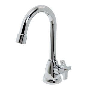 Torneira para Banheiro de Mesa Bica Alta 1/2" Max Cromado Deca