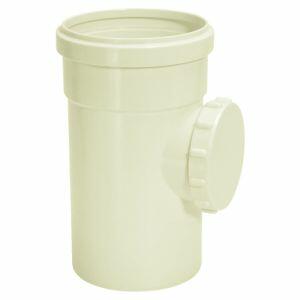 Tee Inspeção 100x75mm Pvc Esgoto Branco Amanco
