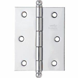Dobradiça União Mundial 3x2.1/2'' Cromada Dobradiça União Mundial 3x2.1/2'' Cromada