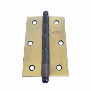Dobradiça 3.1/2x2.1/2'' Oxidado União Mundial