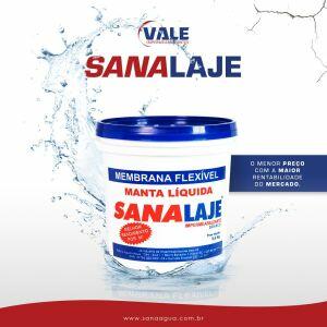 Impermeabilizante Induvale Sana Laje Flex 3,6kg Branco