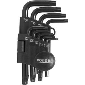 Jogo de Chaves Torx Vonder 9 Peças