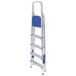 Escada 5 Degraus Alumínio Mor