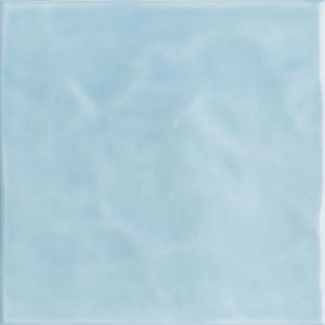 Revestimento de Parede Onda Brilhante Azul Ceu Classe A 20x20cm Eliane