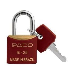 Cadeado Pado 25mm SM Vermelho