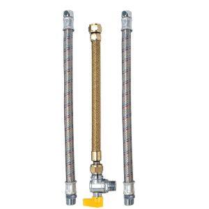 Kit Instalação para Aquecedor a Gás 1/2" 40cm Jackwal