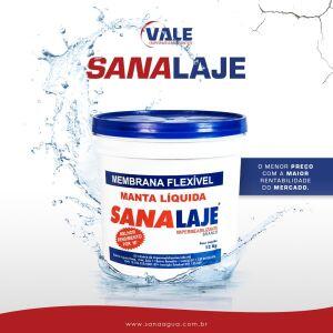 Impermeabilizante Induvale Sana Laje Flex 12kg Branco