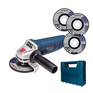 Esmerilhadeira Angular GWS 850 850W com 3 discos Maleta Bosch