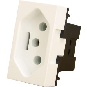 Módulo Tomada 2P+T Modulare/Evidence Branco 20A Fame