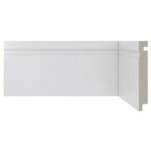 Rodapé Poliestireno Moderna 457 10cmx2,4m Branco Santa Luzia