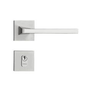 Fechadura Roseta Externa 55mm Cromo Acetinado Karli Pado