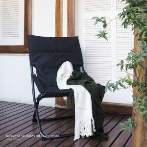 Cadeira Ferro Campeche Preto Fascino