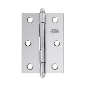 Dobradiça 2.1/2'' Cromada União Mundial