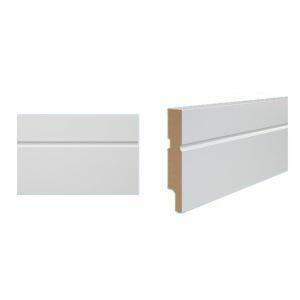 Rodapé Essencial E03 2,1x0,10m Branco Polar Durafloor