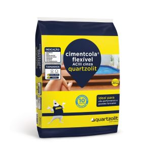 Argamassa AC3 Flex 20kg Cinza Quartzolit