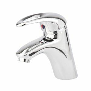 Torneira Misturador Monocomando para Banheiro de Mesa Bica Baixa 1/2" Gota A1 Cromado Addra