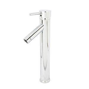 Torneira Misturador Monocomando para Banheiro de Mesa Bica Alta 1/2" Fonte Cromado Addra