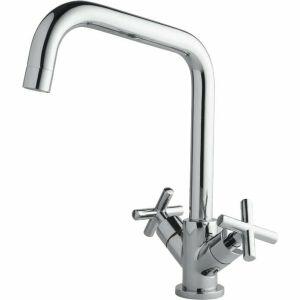 Torneira Misturador Monobloco para Cozinha de Mesa Bica Alta 1/2" Ametista Cromado Addra