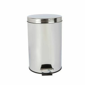 Lixeira Bella com Pedal 12L Inox Casa&Ideia