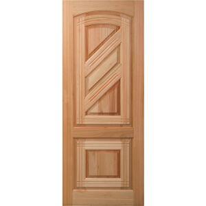 Porta de Abrir Madeira 2,10M X 80CM Advanced Maciça Eucalipto Externa Cruzeiro