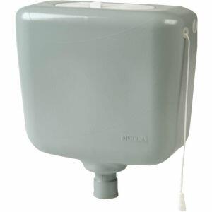 Caixa de Descarga Elevada Astra 6,8 a 9 Litros Cinza