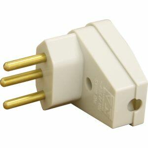 Plugue Fame 1 Módulo 2P+T 10A 250V~ Cinza