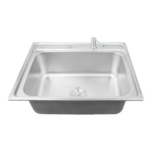 Cuba para Cozinha de Sobrepor com Válvula e Dosador Inox 62x23cm Addra
