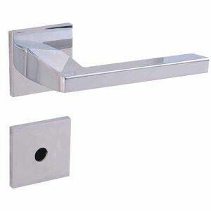 Fechadura Roseta para Banheiro 55mm Karli Cromado 745-90 Pado Fechadura Roseta para Banheiro 55mm Karli Cromado 745-90 Pado