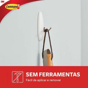 Gancho PVC Adesivo Command Utensílios Médio 3M 2 Peças