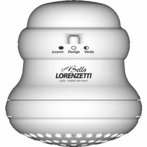Chuveiro Multitemperatura Lorenzetti Loren Bello Branco Chuveiro Multitemperatura Lorenzetti Loren Bello Branco