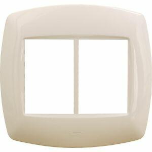 Placa 4"x4" 6 Módulos Fame Elegance Branca