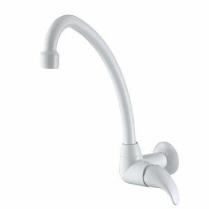 Torneira de Parede para Cozinha Lorenzetti Pratti 1/2" Branca