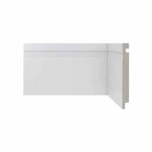 Rodapé Poliestireno Moderna 480 15cmx2,4m Branco Santa Luzia