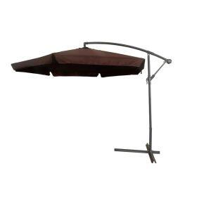Ombrelone Alumínio 3,00M UP Marrom Fascino