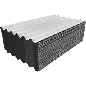 Telha de Fibrocimento 110x213cm x 8mm Cinza Eternit