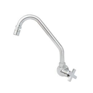 Torneira para Cozinha de Parede Bica Alta 1/2" Fluxo C38 Cromado Addra