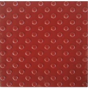 Lajota Alerta Bola 45x45 Vermelha Machado Pré-Moldados