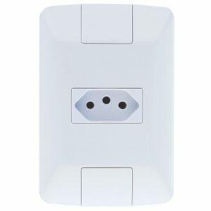 Conjunto Tomada Aria 1 Módulo 2P + T 20A Branco Tramontina