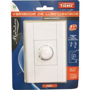 Conjunto Variador de Luminosidade Modulare Branco Fame