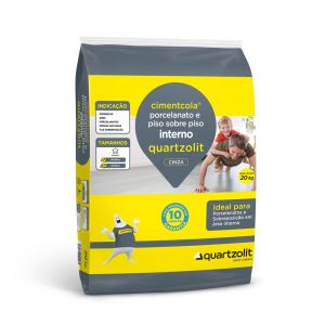 Argamassa Porcelanato e Piso Sobre Piso Interno 20kg Quartzolit
