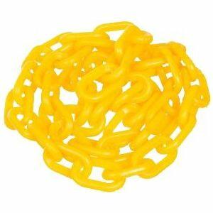 Corrente Plástica 6mm 10m Amarelo/Preto Vonder