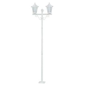 Poste de Luz para Jardim Dital 1,61m Grega 1 Lâmpada Branco Poste de Luz para Jardim Dital 1,61m Grega 1 Lâmpada Branco