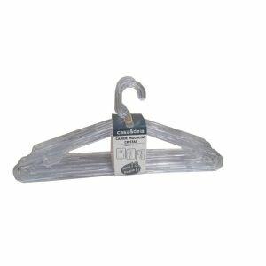 Cabide Sintético Leve 12 Pague 10 Cristal Casa&Ideia