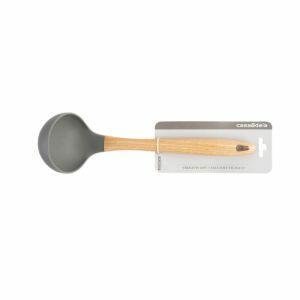 Concha de Silicone Cabo Madeira 28,2x8cm Casa&Ideia
