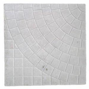 Lajota para Guia Copacabana Circulo 5 Peças 45x45 Machado Pré-Moldados