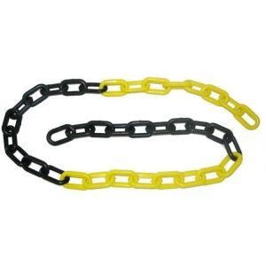 Corrente Plástica Metasul 10m 8mm Amarelo